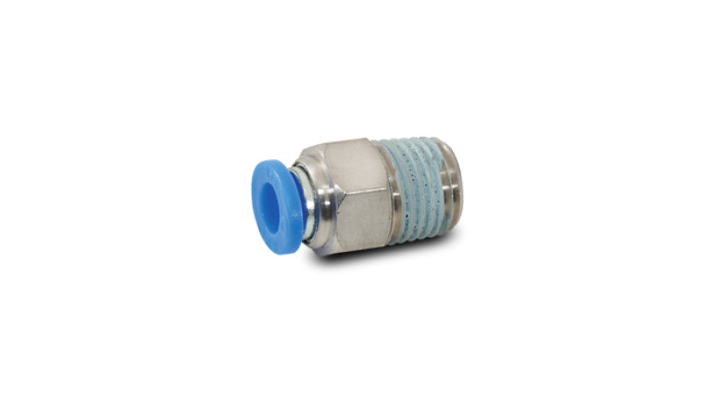 Vibrant Male Straight Pneumatic Vacuum Fitting (1/8in NPT Thread) for use with 5/32in(4mm) OD tubing