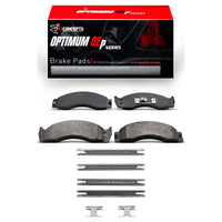R1 Concepts R1 88-07 Ford E-Super Duty Front/Rear Optimum OE Pads & Hardware Kit