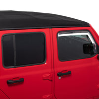 Putco 20-21 Jeep Gladiator JT/JL Element Chrome Window Visors (Front Only)
