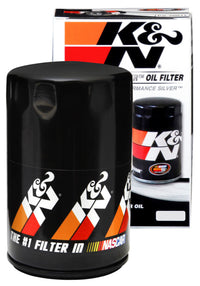 K&N Engineering K&N Oil Filter for Nissan/Ford/Toyota/Audi/Chevy/Subaru/VW/Porsche/BMW 3in OD x 5.063in H