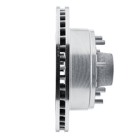 R1 Concepts R1 80-85 Ford E-250 Econoline Club Wagon Front Right Drilled & Slotted Silver Brake Rotor