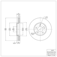 DFC 03-11 Ford Crown Victoria Front Brake Rotor