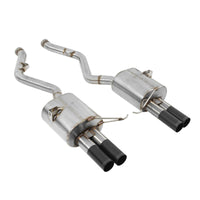 Dinan 08-13 BMW M3 (E92/E93) Free Flow Axleback Exhaust System - Black Tips