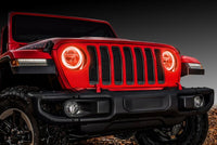 ORACLE Lighting Oracle Jeep Wrangler JL/Gladiator JT LED Surface Mount Headlight Halo Kit ColorSHIFT 2