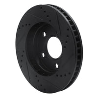 R1 Concepts R1 97-05 Buick LeSabre Front Left Drilled & Slotted Black Brake Rotor