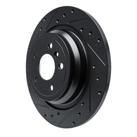 R1 Concepts R1 12-18 Mercedes-Benz GLE300D Rear Left Drilled & Slotted Black Brake Rotor