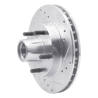 R1 Concepts R1 1982-1995 Buick Regal Front Right Drilled & Slotted Silver Brake Rotor