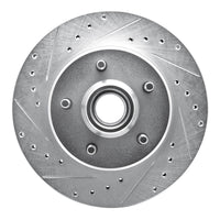R1 Concepts R1 90-02 Chevrolet ASTRO Front Left Drilled & Slotted Silver Brake Rotor
