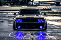 ORACLE Lighting Oracle Dodge Challenger 08-14 LED Waterproof Halo Kit - ColorSHIFT w/ BC1 Controller