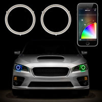XKGLOW XK Glow 2x90mm - RGB Switchback Halo Million Color XKCHROME Smartphone App Controlled Kit
