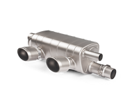Akrapovic 16-17 Porsche 911 Carrera S/4/4S/GTS (991.2) Slip-On Line (Titanium) w/ Titanium Tips