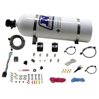 Nitrous Express All GM EFI Single Nozzle Nitrous Kit (35-150HP) w/15lb Bottle