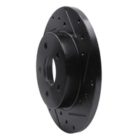 R1 Concepts R1 04-12 Chevrolet Malibu Rear Right Drilled & Slotted Black Brake Rotor