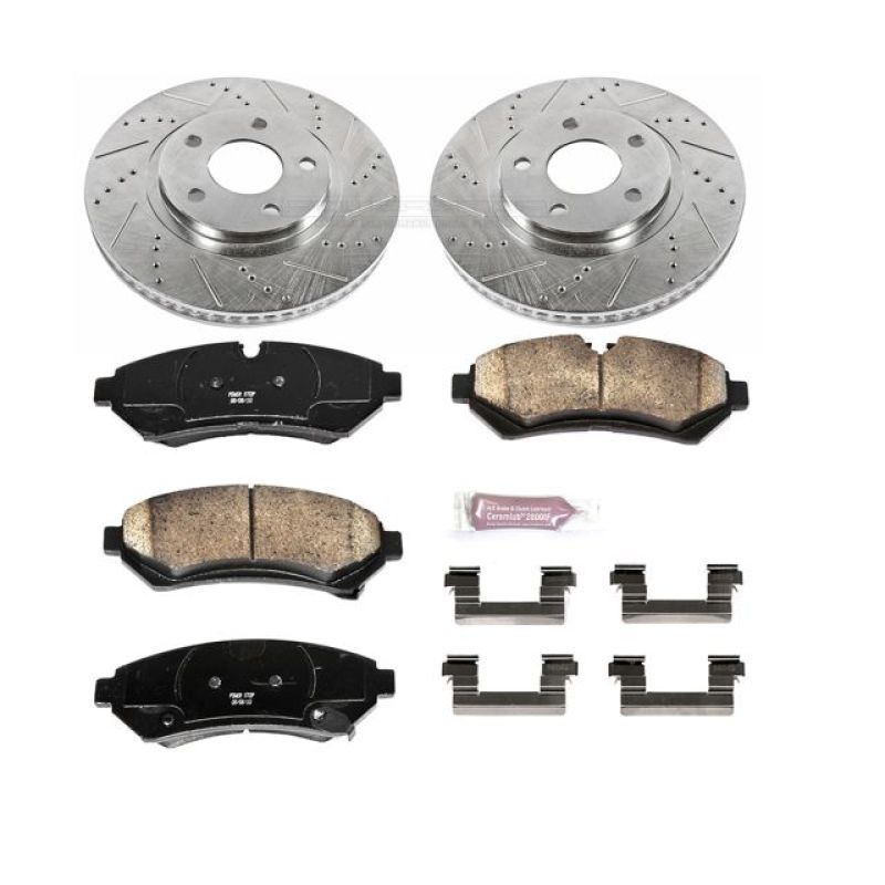 PowerStop Power Stop 98-02 Cadillac Seville Front Z23 Evolution Sport Brake Kit