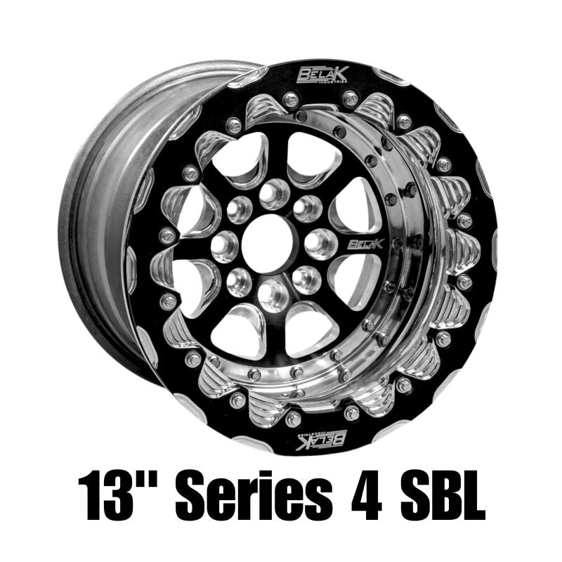 Belak Wheels Belak 13x11 / 5in BS / 5x100 BP / High Pad / Series 4 Wheel - Double Beadlock Billet