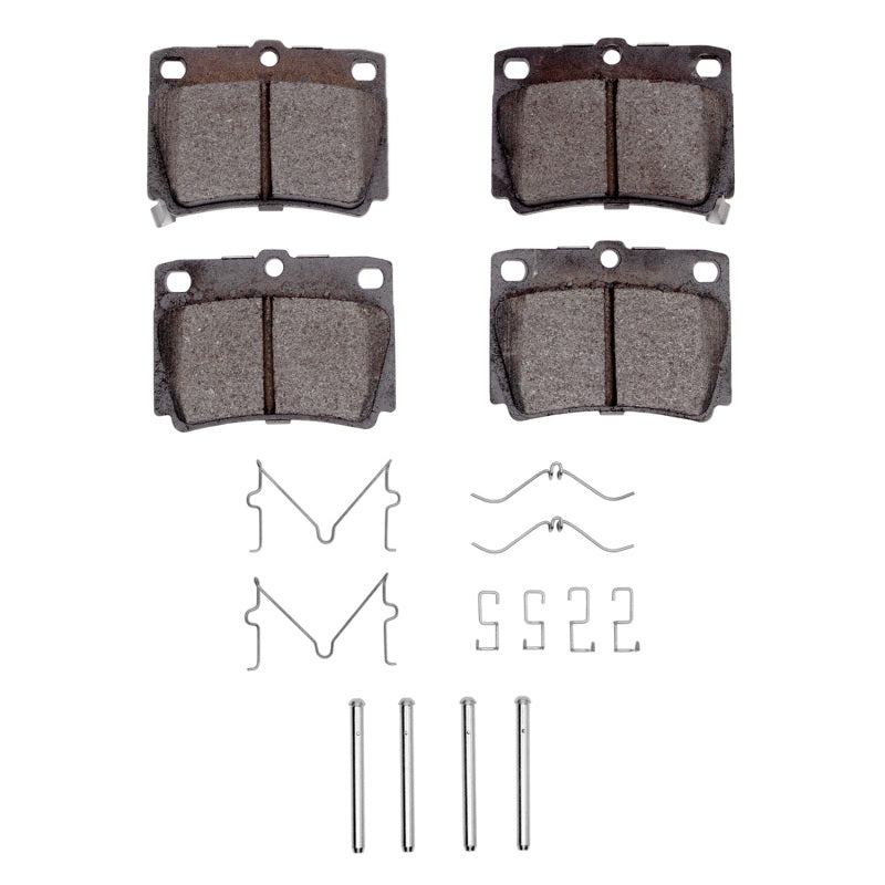 R1 Concepts R1 97-04 Mitsubishi Montero Sport (USA/Canada) Rear Semi Met Pads & Hardware Kit