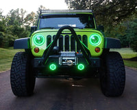 ORACLE Lighting Oracle Jeep Wrangler JK 07-18 LED Waterproof Fog Light Kit - ColorSHIFT