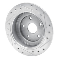 R1 Concepts R1 92-97 Subaru SVX Rear Left Drilled & Slotted Silver Brake Rotor