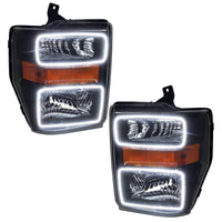 ORACLE Lighting Oracle 08-10 Ford F250/350 LED HL - Black - White