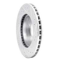R1 Concepts R1 77-80 Buick LeSabre Rear Left Drilled & Slotted Silver Brake Rotor
