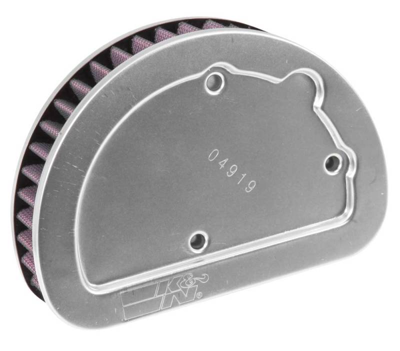 K&N Engineering K&N Replacement Unique Air Filter 6.625in L x 4.75in W x 1.625in H with 1 Flange for Harley-Davidson