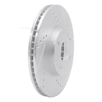 R1 Concepts R1 16-25 Mazda 2 (Mexico) Front Right Drilled & Slotted Silver Brake Rotor