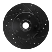 R1 Concepts R1 95-11 Ford Explorer Front Right Drilled & Slotted Black Brake Rotor