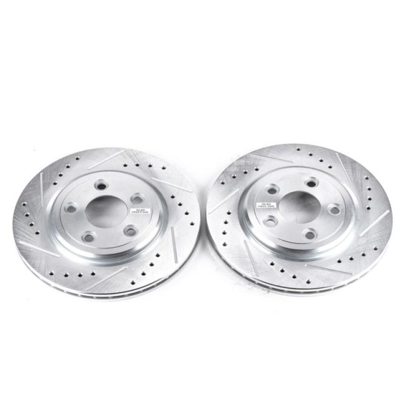 PowerStop Power Stop 02-05 Ford Thunderbird Rear Evolution Drilled & Slotted Rotors - Pair