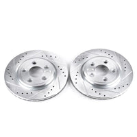 PowerStop Power Stop 02-05 Ford Thunderbird Rear Evolution Drilled & Slotted Rotors - Pair