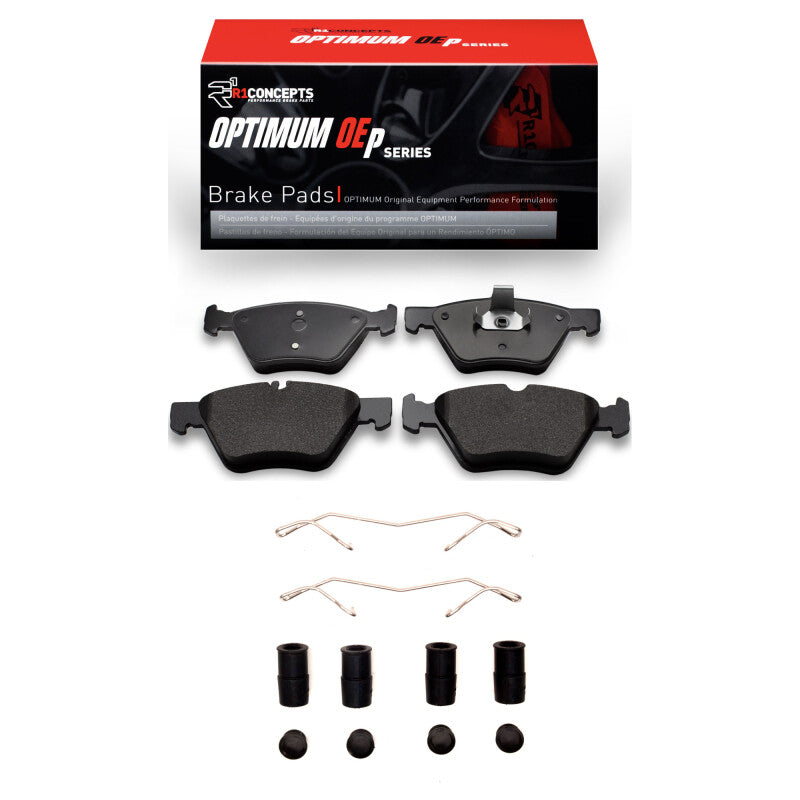 R1 Concepts R1 96-08 Chrysler Crossfire Front Optimum OE Pads & Hardware Kit