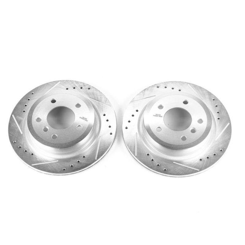 PowerStop Power Stop 09-16 BMW Z4 Rear Evolution Drilled & Slotted Rotors - Pair