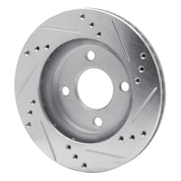 R1 Concepts R1 95-96 Dodge Neon (USA/Canada) Front Left Drilled & Slotted Silver Brake Rotor