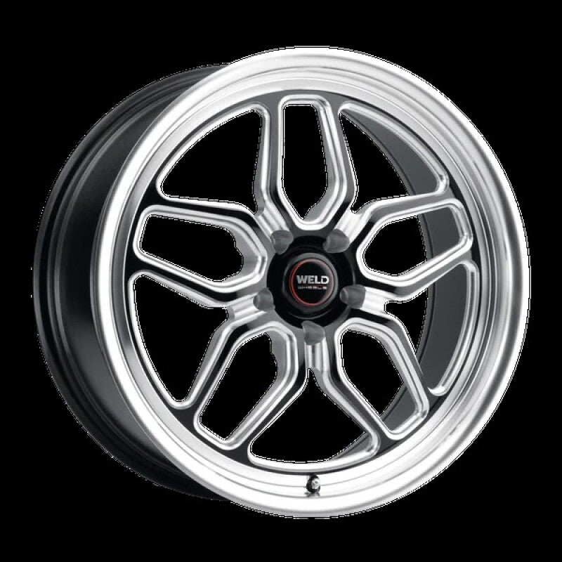 Weld S107 20X11 Laguna 5X120 ET40 BS7.6 Gloss Black MIL Dia 72.56