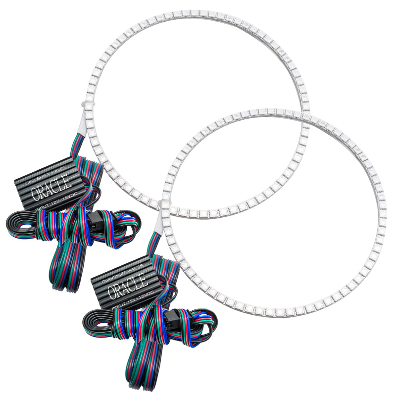 ORACLE Lighting Oracle 2021 Ford Bronco Base Headlight LED Halo Kit - ColorSHIFT - w/o Controller