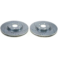 PowerStop Power Stop 20-21 Chevrolet Corvette Rear Evolution Drilled & Slotted Rotor - Pair