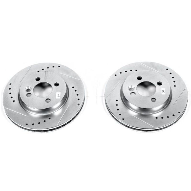 PowerStop Power Stop 07-16 Mini Cooper Front Evolution Drilled & Slotted Rotors - Pair