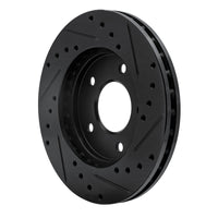 R1 Concepts R1 88-96 Buick Regal Front Left Drilled & Slotted Black Brake Rotor