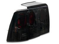 Raxiom 99-04 Ford Mustang Axial Series Altezza Style Tail Lights- Black Housing (Smoked Lens)