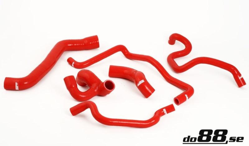 do88 92-97 Opel Calibra 2.0T/89-95 Opel Vectra A 2.0T (C20LET) Coolant Hoses - Red