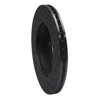 R1 Concepts R1 84-95 Mercedes-Benz E300 Front Left Drilled & Slotted Black Brake Rotor