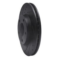 R1 Concepts R1 01-07 Ford Escape Front Left Drilled & Slotted Black Brake Rotor