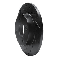 R1 Concepts R1 81-87 Renault ALLIANCE Front Left Drilled & Slotted Black Brake Rotor