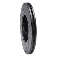 R1 Concepts R1 14-23 Ford Fiesta (USA/Canada) Front Right Drilled & Slotted Black Brake Rotor