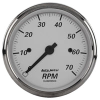 AutoMeter Gauge Fuel Level 2-1/16in. 73 Ohm(e) to 10 Ohm(f) Elec American Platinum
