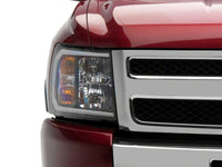 Raxiom 07-13 Chevrolet Silverado 1500 Axial Headlights w/ SEQL LED Bar- Black Housing (Clear Lens)
