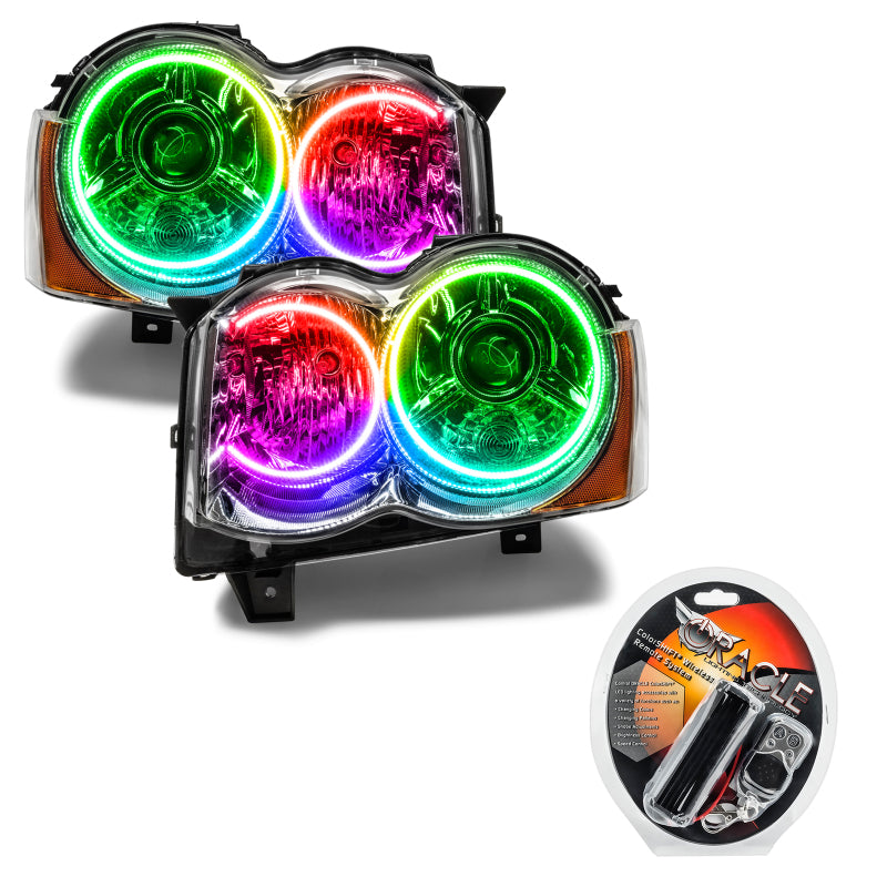 ORACLE Lighting Oracle 08-10 Jeep Grand Cherokee SMD HL - HID - ColorSHIFT