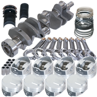 Eagle Chevy 454 1Pc 4.000in Crank 6.135in I-Beam Rods 43cc Dome 4.250in Pistons Rotating Assembly