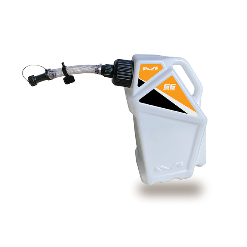 Matrix Concepts M5 0.5 Gallon Utility Can White-Orange