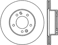 StopTech 89-92 Mazda RX-7 Slotted & Drilled Right Front Rotor