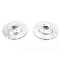 PowerStop Power Stop 12-17 Hyundai Accent Front Evolution Drilled & Slotted Rotors - Pair